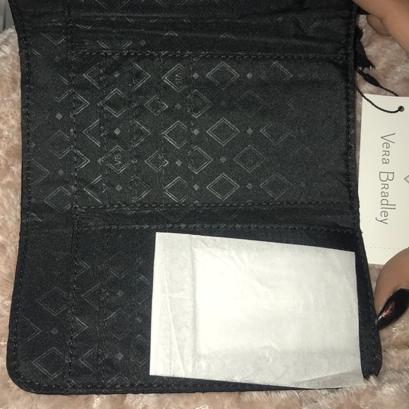 ⚜️Vera Bradley Solid Black Wristlet! NWT! - Picture 4 of 7